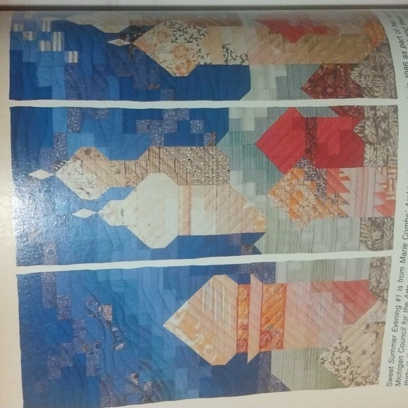 Art Quilts 1990,  by Lady's Circle, paperback, how to use color, Old design - Picture 8 of 8